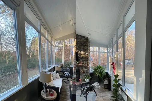 Removable Acrylic Panel For Screened Porch | Atlanta Georgia