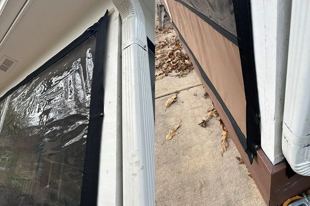 Removable Acrylic Panel For Screened Porch | Atlanta Georgia